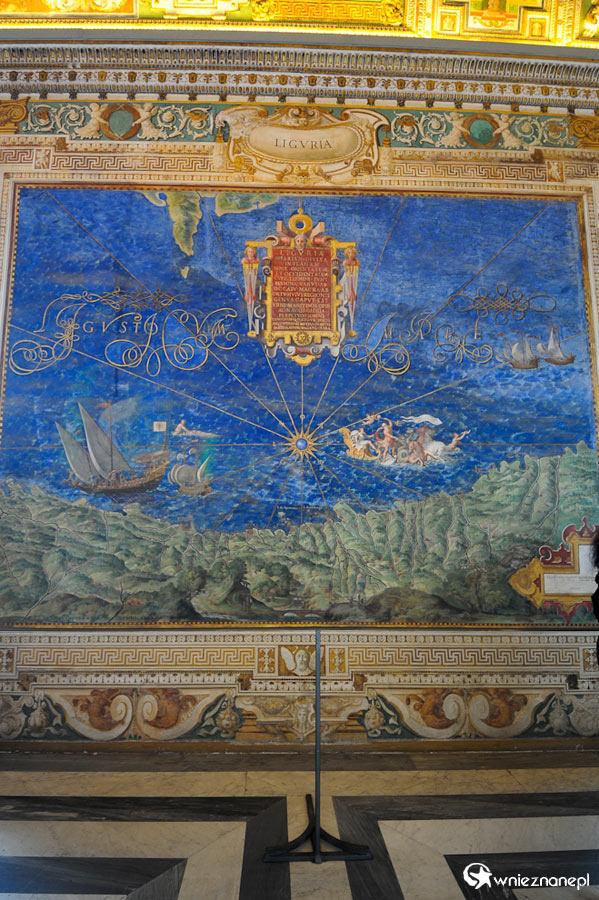 Watykan. Muzea watykańskie - Galeria map. - foto: wnieznane.pl Watykan. Muzea watykańskie - Galeria map. - foto: wnieznane.pl