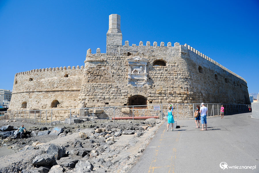 Wyspa Kreta. Twierdza Koules w Heraklionie. - foto: wnieznane.pl Wyspa Kreta. Twierdza Koules w Heraklionie. - foto: wnieznane.pl