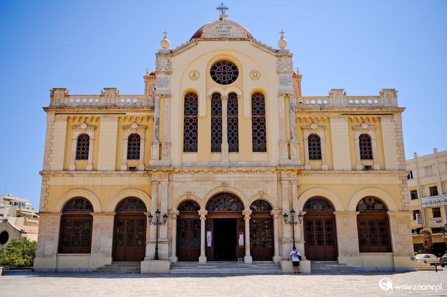 Wyspa Kreta. Katedra w Heraklionie. - foto: wnieznane.pl Wyspa Kreta. Katedra w Heraklionie. - foto: wnieznane.pl