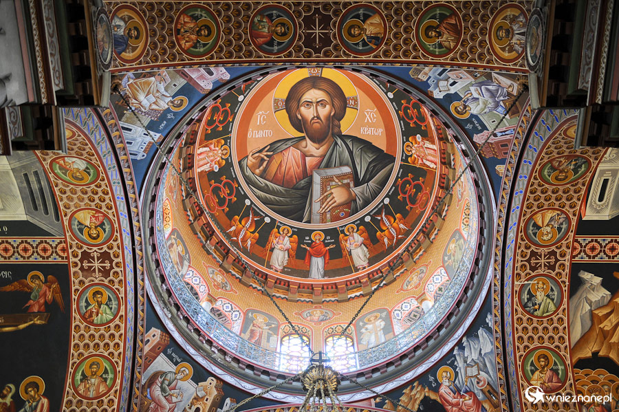 Wyspa Kreta. Piękne freski we wnętrzu katedry w Heraklionie. - foto: wnieznane.pl Wyspa Kreta. Piękne freski we wnętrzu katedry w Heraklionie. - foto: wnieznane.pl