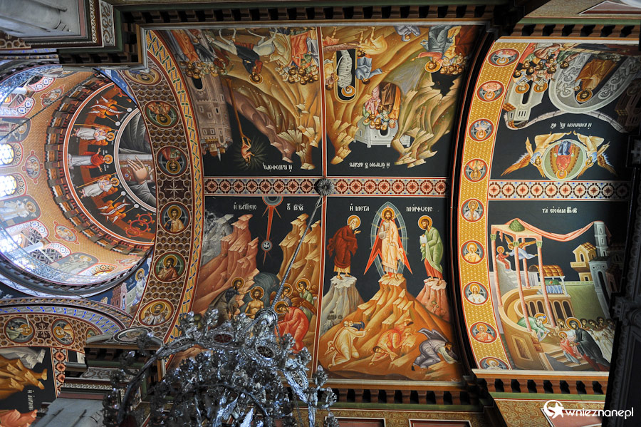 Wyspa Kreta. Piękne freski we wnętrzu katedry w Heraklionie. - foto: wnieznane.pl Wyspa Kreta. Piękne freski we wnętrzu katedry w Heraklionie. - foto: wnieznane.pl