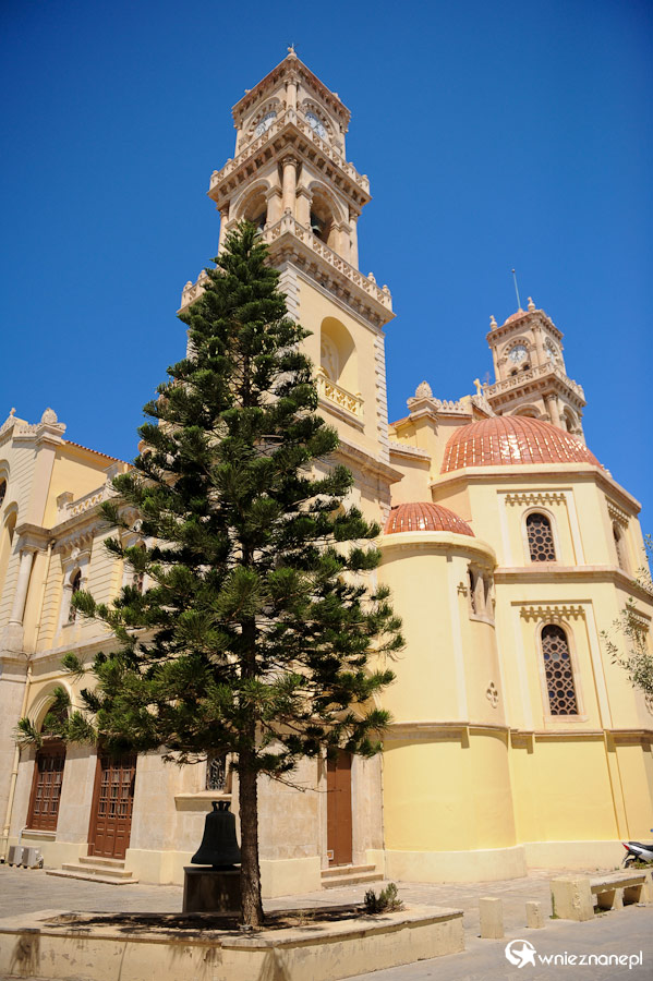 Wyspa Kreta. Katedra w Heraklionie. - foto: wnieznane.pl Wyspa Kreta. Katedra w Heraklionie. - foto: wnieznane.pl
