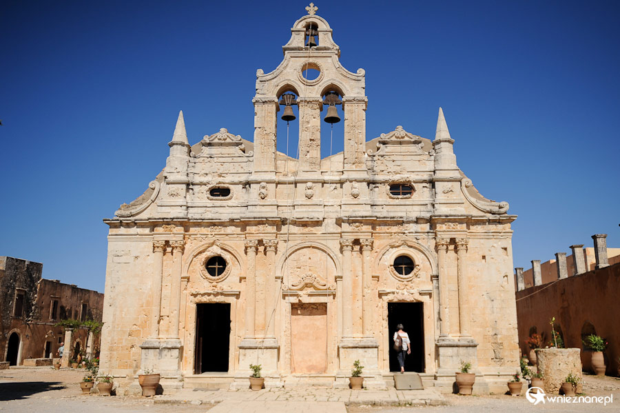 Wyspa Kreta. Monastyr Moni Arkadiu. - foto: wnieznane.pl Wyspa Kreta. Monastyr Moni Arkadiu. - foto: wnieznane.pl