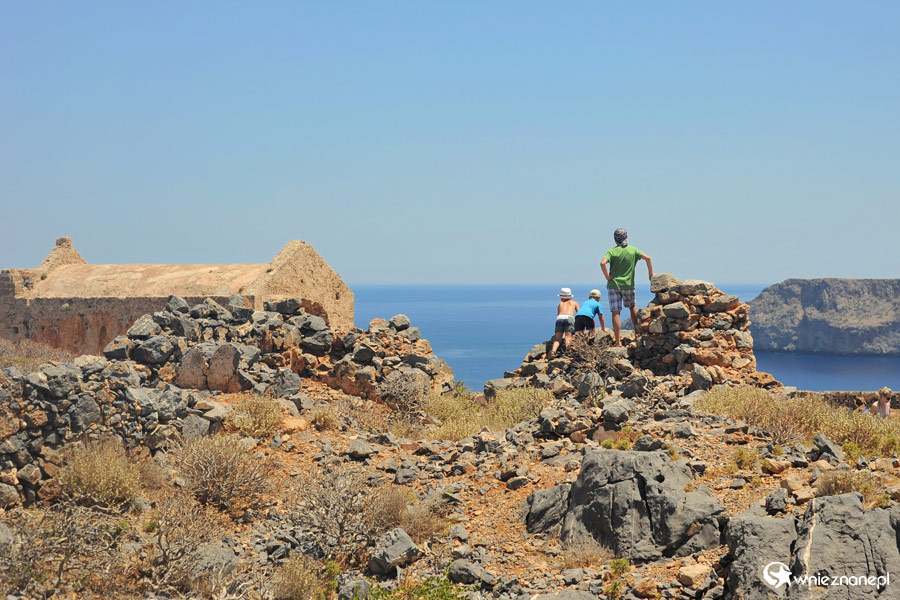 Wyspa Kreta. Twierdza na Gramvousie. - foto: wnieznane.pl Wyspa Kreta. Twierdza na Gramvousie. - foto: wnieznane.pl