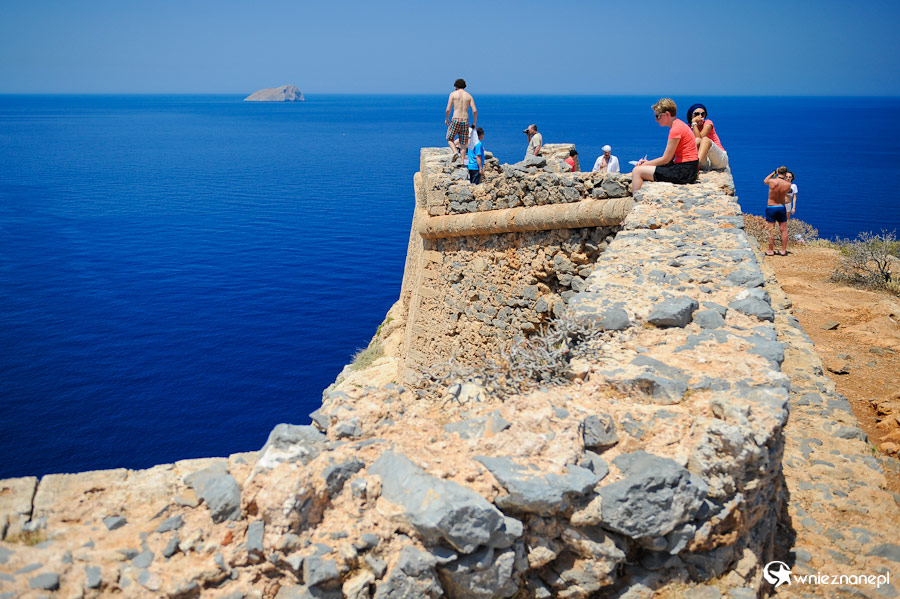Wyspa Kreta. Twierdza na Gramvousie. - foto: wnieznane.pl Wyspa Kreta. Twierdza na Gramvousie. - foto: wnieznane.pl