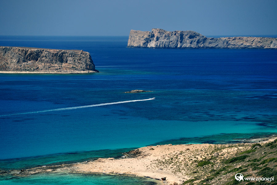 Wyspa Kreta. Wspaniałe krajobrazy laguny Balos. - foto: wnieznane.pl Wyspa Kreta. Wspaniałe krajobrazy laguny Balos. - foto: wnieznane.pl