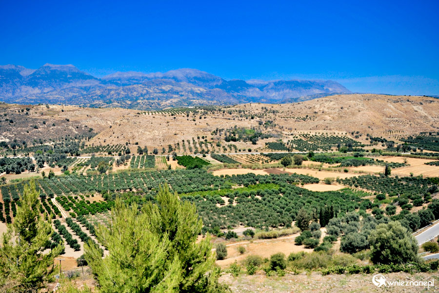 Wyspa Kreta. Wspaniały widok z ruin starożytnego Fajstos. - foto: wnieznane.pl Wyspa Kreta. Wspaniały widok z ruin starożytnego Fajstos. - foto: wnieznane.pl