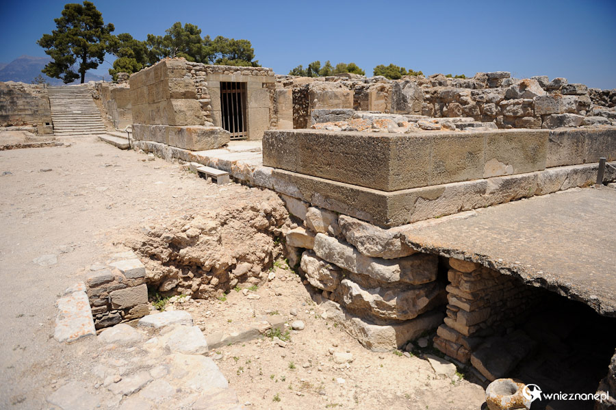 Wyspa Kreta. Ruiny starożytnego Fajstos. - foto: wnieznane.pl Wyspa Kreta. Ruiny starożytnego Fajstos. - foto: wnieznane.pl