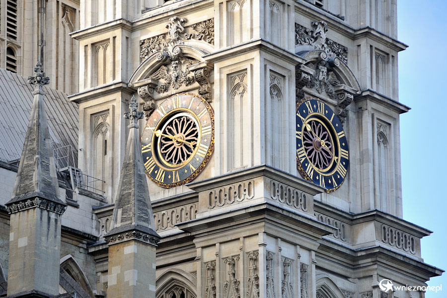 Londyn. Wieża Opactwa Westminsterskiego. - foto: wnieznane.pl Londyn. Wieża Opactwa Westminsterskiego. - foto: wnieznane.pl