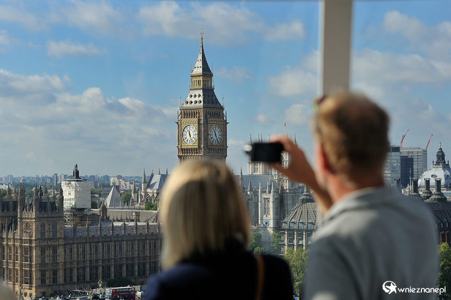 Londyn. Pamiątkowe zdjęcie Big Bena z London Eye. - foto: wnieznane.pl Londyn. Pamiątkowe zdjęcie Big Bena z London Eye. - foto: wnieznane.pl