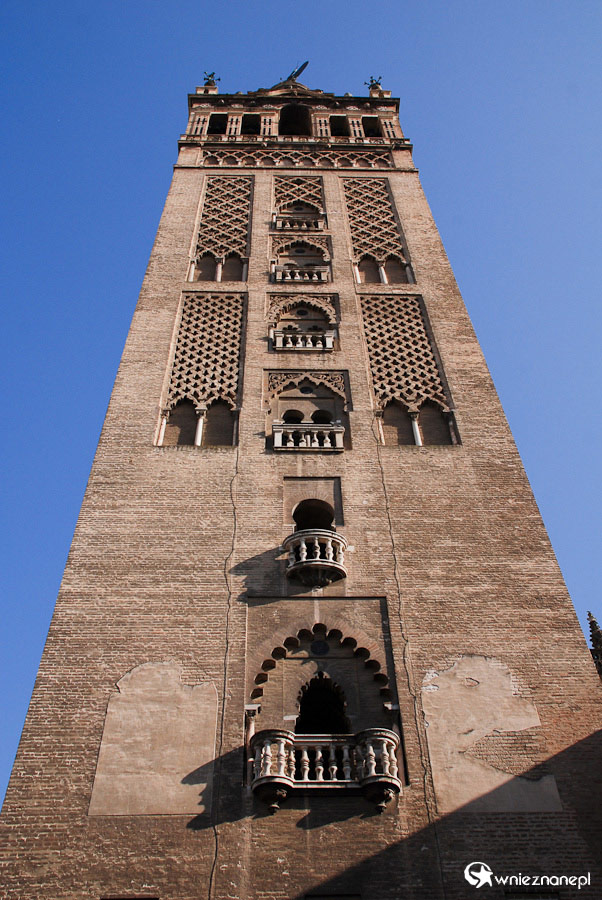 Sewilla. Wieża Giralda - niedościgniony wzór minaretu. - foto: wnieznane.pl Sewilla. Wieża Giralda - niedościgniony wzór minaretu. - foto: wnieznane.pl