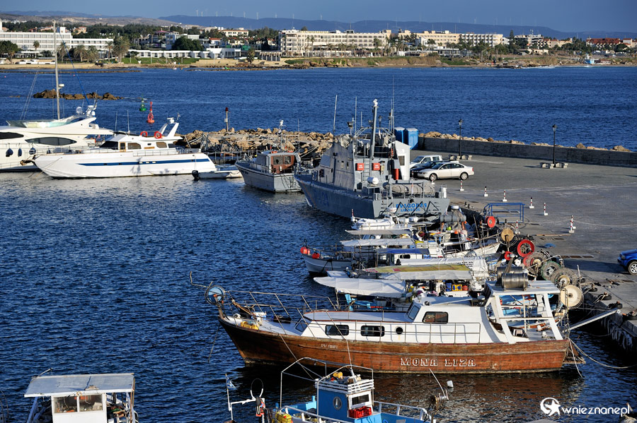 Cypr zimą. Port w Pafos. - foto: wnieznane.pl Cypr zimą. Port w Pafos. - foto: wnieznane.pl