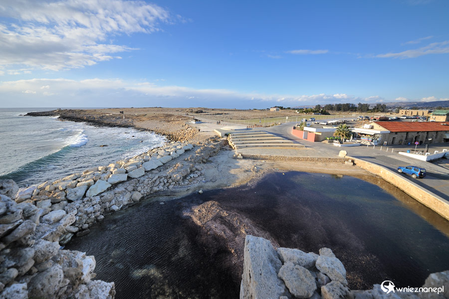 Cypr zimą. Widok z fortecy w Pafos. - foto: wnieznane.pl Cypr zimą. Widok z fortecy w Pafos. - foto: wnieznane.pl