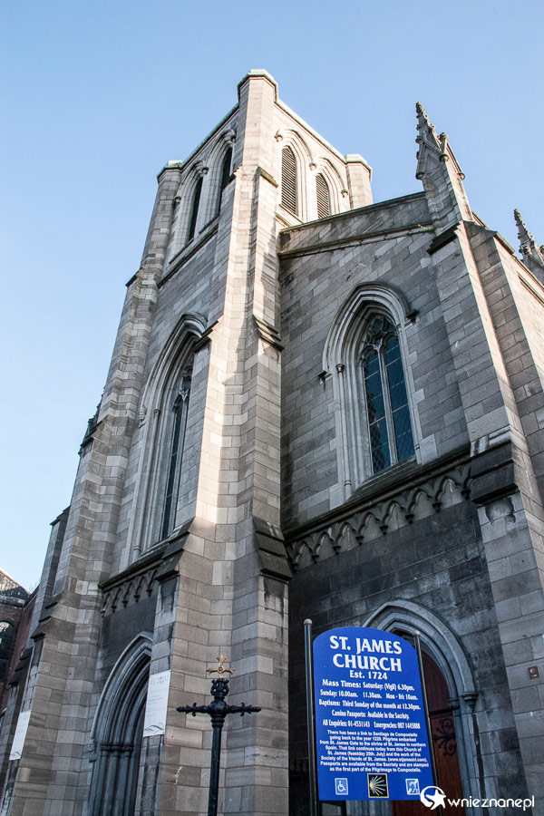 Dublin. St. James Church. Fasada kościoła. - foto: wnieznane.pl Dublin. St. James Church. Fasada kościoła. - foto: wnieznane.pl