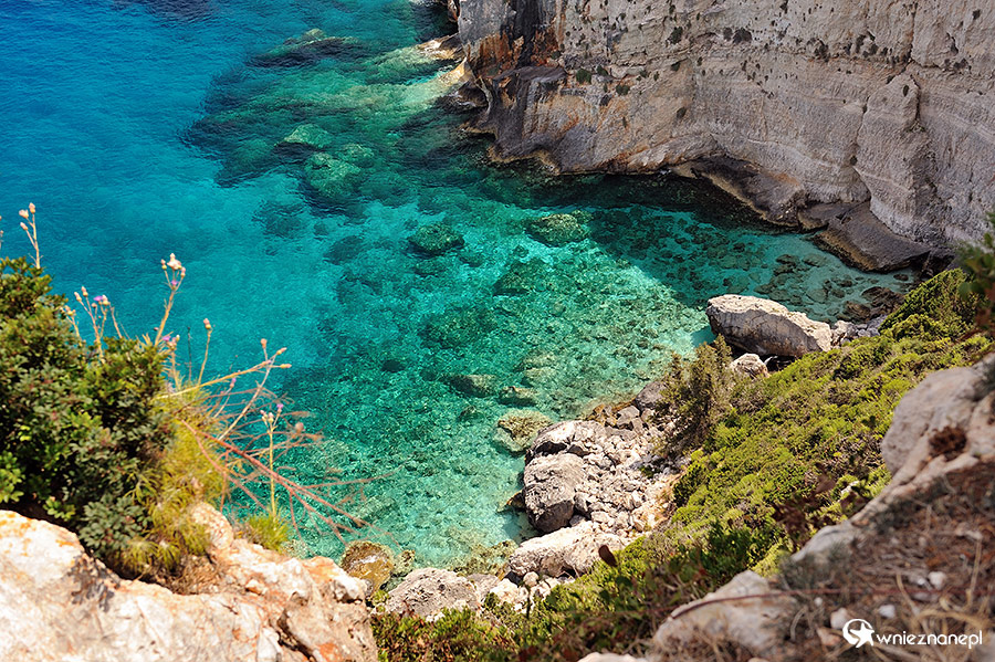 Zakynthos. Wspaniałe wybrzeże Skinari. - foto: wnieznane.pl Zakynthos. Wspaniałe wybrzeże Skinari. - foto: wnieznane.pl