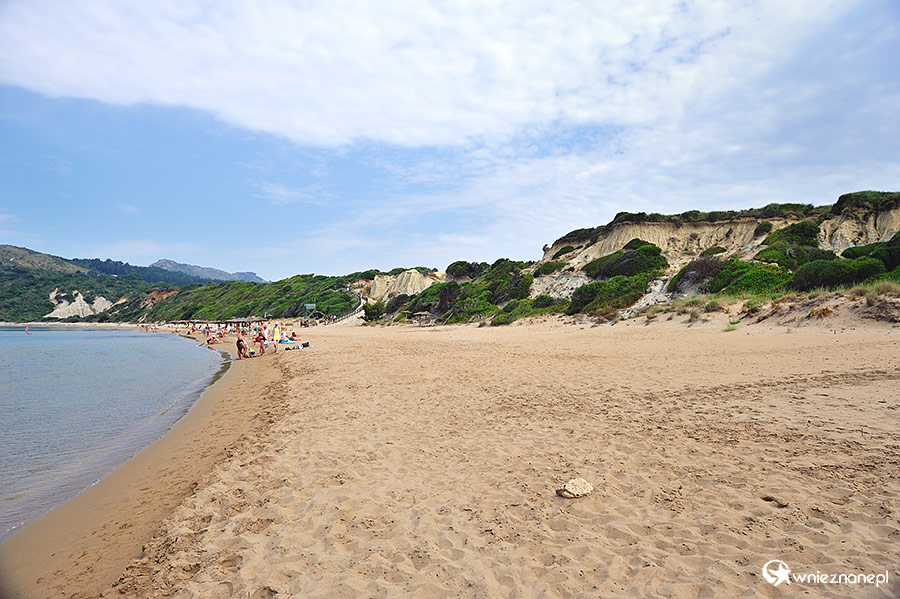 Zakynthos. Piaszczysta plaża Gerakas to miejsce, gdzie składają jaja żółwie Caretta caretta. - foto: wnieznane.pl Zakynthos. Piaszczysta plaża Gerakas to miejsce, gdzie składają jaja żółwie Caretta caretta. - foto: wnieznane.pl