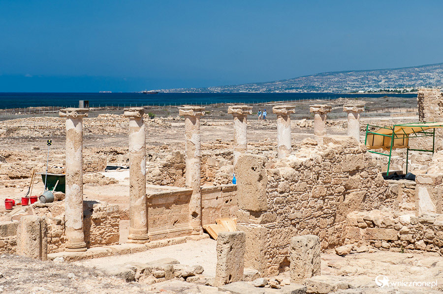 Cypr latem. Stanowisko archeologiczne w Pafos. - foto: wnieznane.pl Cypr latem. Stanowisko archeologiczne w Pafos. - foto: wnieznane.pl
