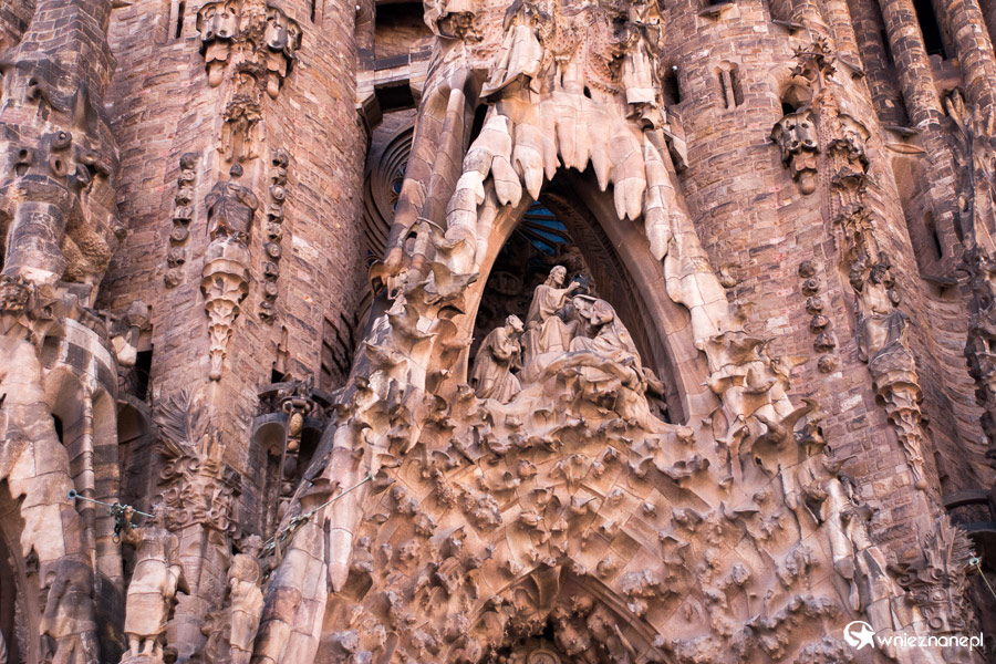 Barcelona. Sagrada Familia zachwyca detalami. - foto: wnieznane.pl Barcelona. Sagrada Familia zachwyca detalami. - foto: wnieznane.pl