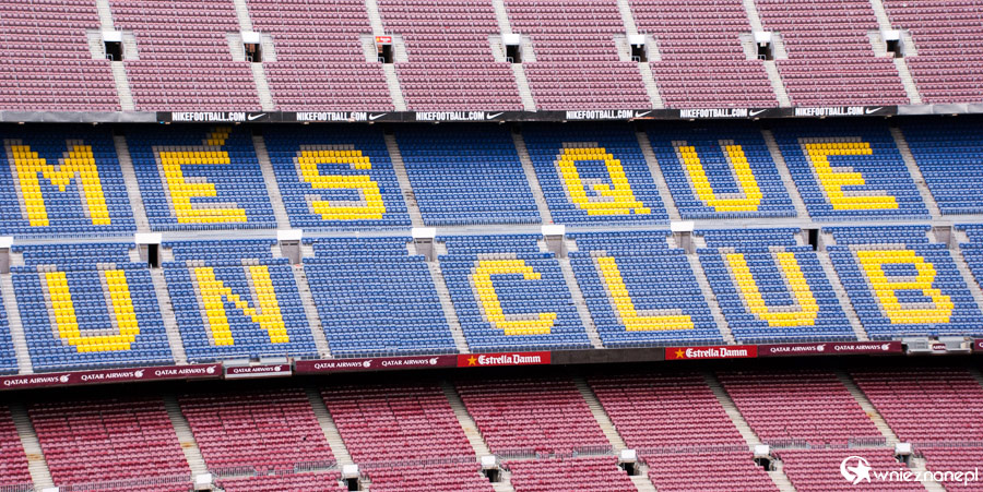 Barcelona. Camp Nou. "Więcej niż Klub". - foto: wnieznane.pl Barcelona. Camp Nou. "Więcej niż Klub". - foto: wnieznane.pl