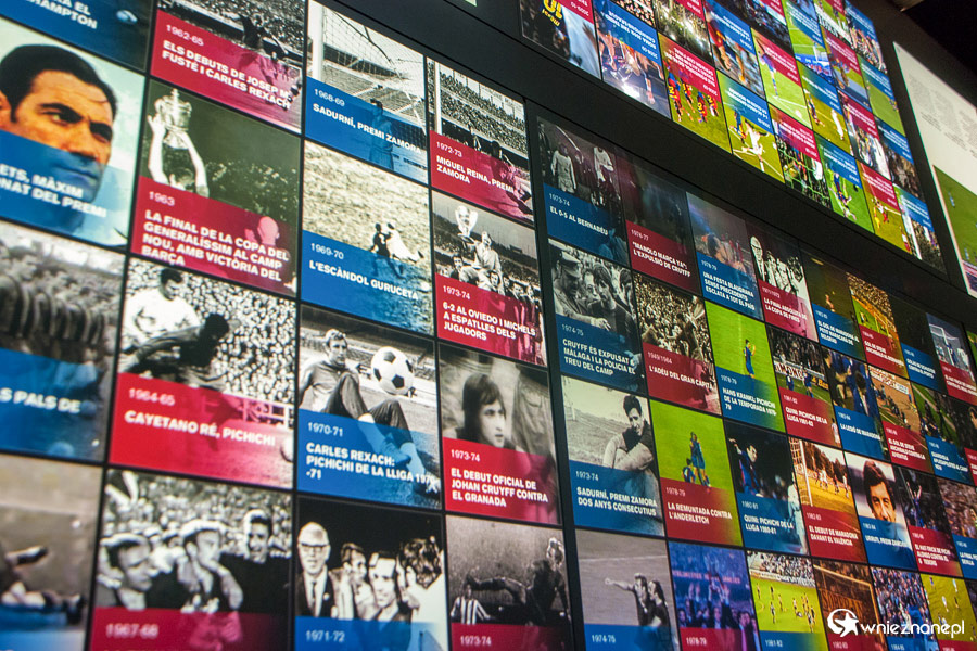 Barcelona. Camp Nou. Klubowe muzeum naszpikowane jest multimediami. - foto: wnieznane.pl Barcelona. Camp Nou. Klubowe muzeum naszpikowane jest multimediami. - foto: wnieznane.pl