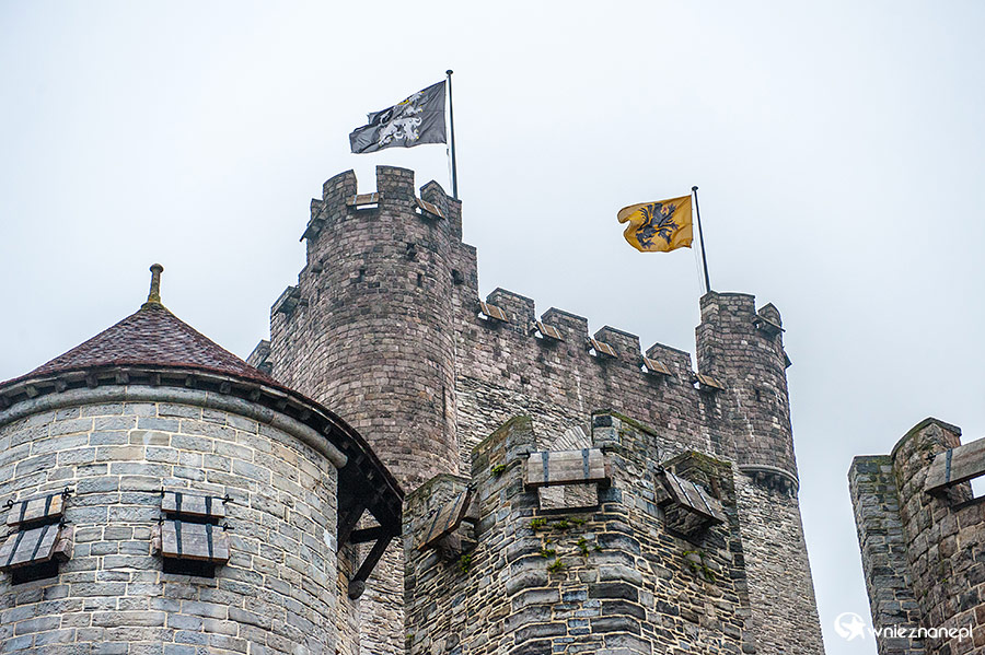 Gandawa (Gent). Zamek Gravensteen. - foto: wnieznane.pl Gandawa (Gent). Zamek Gravensteen. - foto: wnieznane.pl