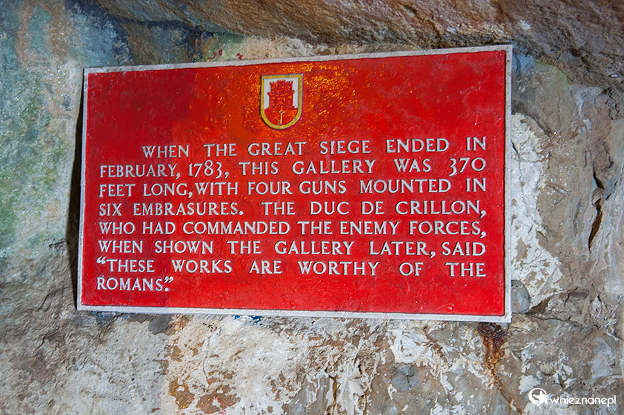 Gibraltar. Ekspozycja w Great Siege Tunnels. - foto: wnieznane.pl Gibraltar. Ekspozycja w Great Siege Tunnels. - foto: wnieznane.pl
