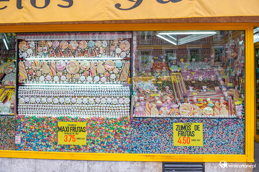 Madryt. Sklep ze słodkościami. - foto: wnieznane.pl Madryt. Sklep ze słodkościami. - foto: wnieznane.pl