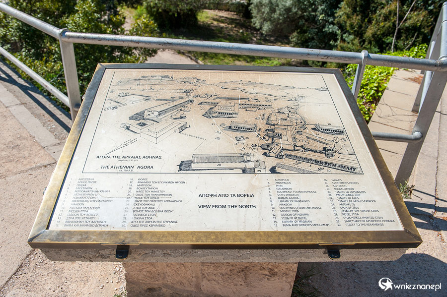 Ateny. Na terenie starożytnej Agory. - foto: wnieznane.pl Ateny. Na terenie starożytnej Agory. - foto: wnieznane.pl