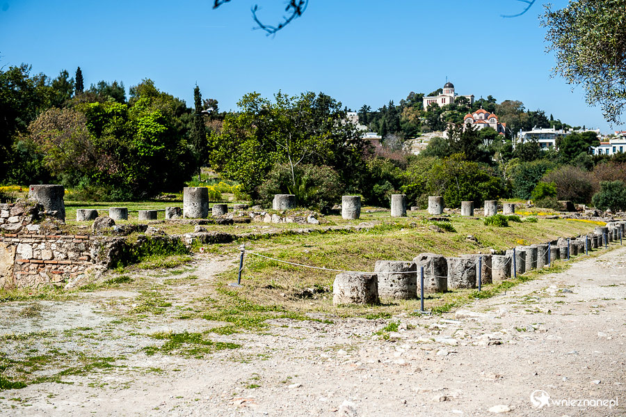 Ateny. Na terenie starożytnej Agory. - foto: wnieznane.pl Ateny. Na terenie starożytnej Agory. - foto: wnieznane.pl
