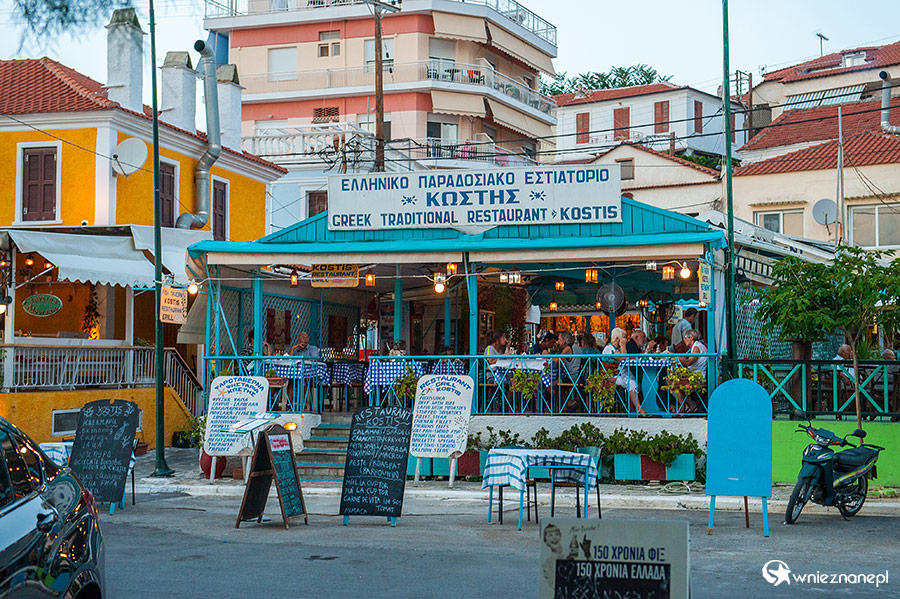 Thassos. Tawerna w miejscowości Limenaria. - foto: wnieznane.pl Thassos. Tawerna w miejscowości Limenaria. - foto: wnieznane.pl