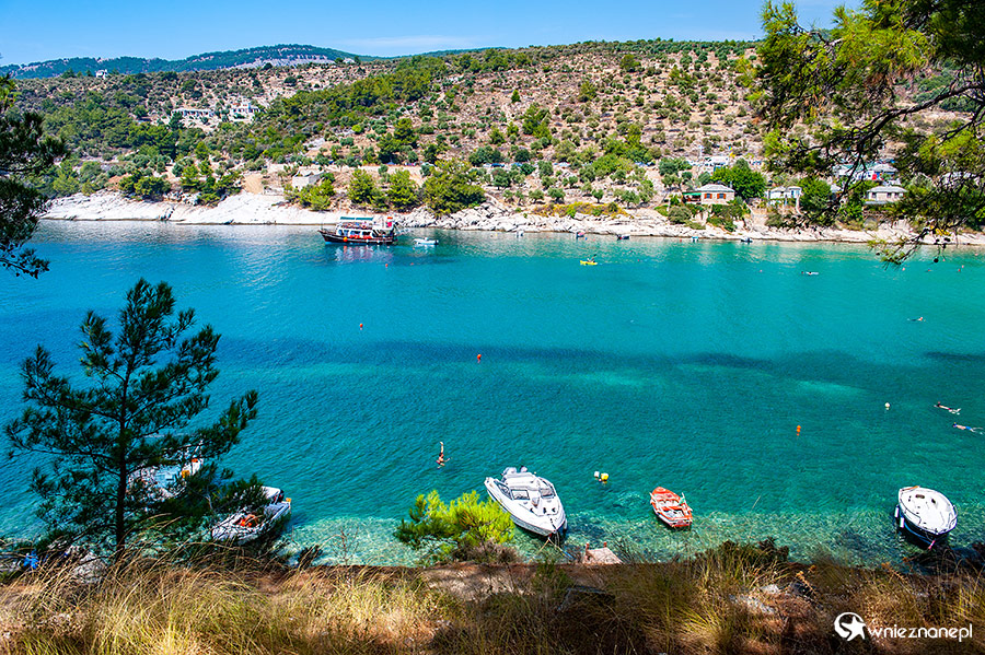 Thassos. Morze w Aliki. - foto: wnieznane.pl Thassos. Morze w Aliki. - foto: wnieznane.pl