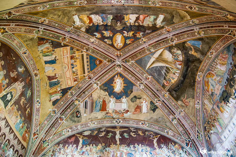 Florencja. Freski w Capellone degli Spagnoli (Kaplicy Hiszpanów) w Basilica di Santa Maria Novella. - foto: wnieznane.pl Florencja. Freski w Capellone degli Spagnoli (Kaplicy Hiszpanów) w Basilica di Santa Maria Novella. - foto: wnieznane.pl