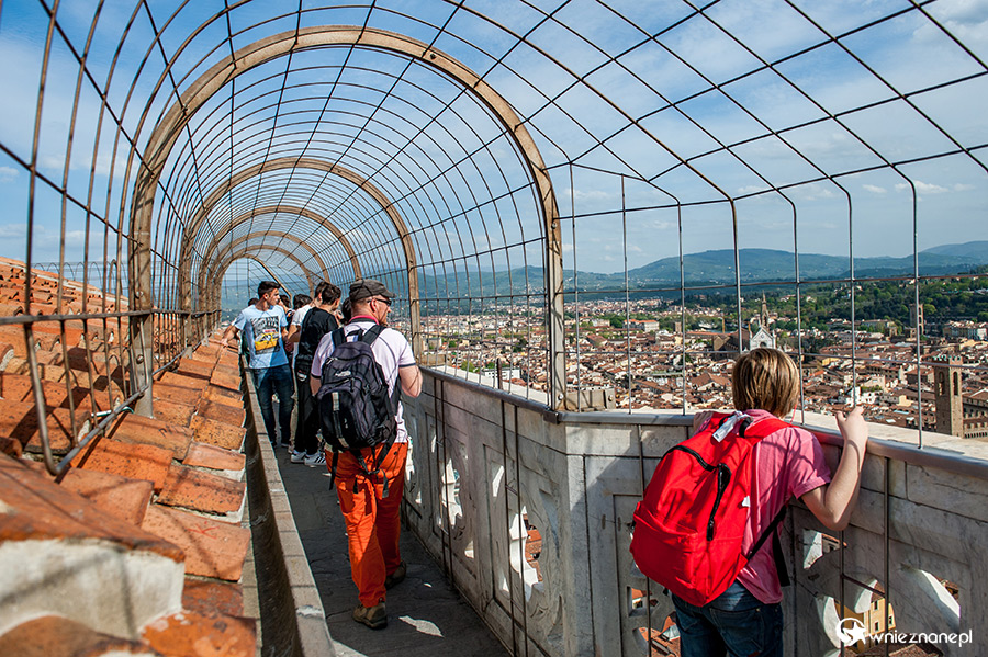 Florencja. Taras widokowy na Campanile di Giotto. - foto: wnieznane.pl Florencja. Taras widokowy na Campanile di Giotto. - foto: wnieznane.pl