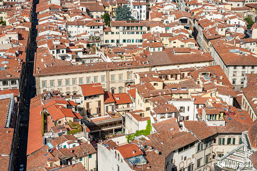 Florencja. Widok na Florencję z Campanile di Giotto. - foto: wnieznane.pl Florencja. Widok na Florencję z Campanile di Giotto. - foto: wnieznane.pl