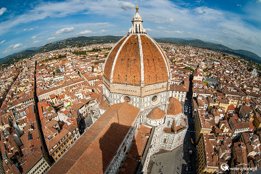 Florencja. Widok na Florencję z Campanile di Giotto. - foto: wnieznane.pl Florencja. Widok na Florencję z Campanile di Giotto. - foto: wnieznane.pl