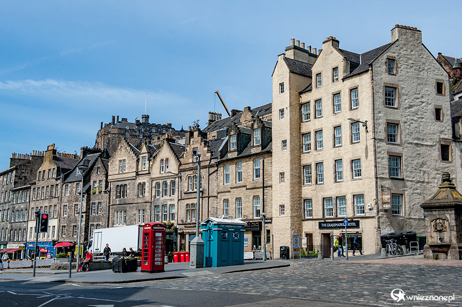Edynburg. Wzdłuż Grassmarket. - foto: wnieznane.pl Edynburg. Wzdłuż Grassmarket. - foto: wnieznane.pl