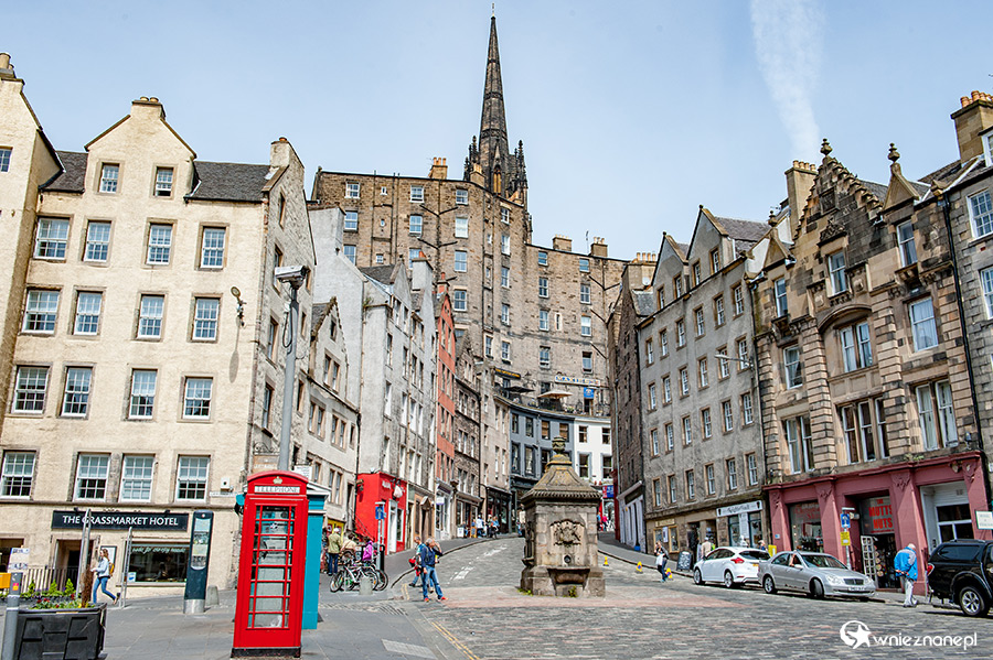 Edynburg. Wzdłuż Grassmarket. - foto: wnieznane.pl Edynburg. Wzdłuż Grassmarket. - foto: wnieznane.pl