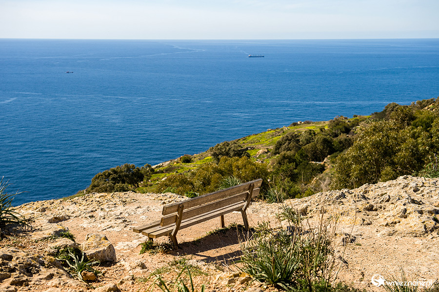 Malta. Spacer po klifach Dingli. - foto: wnieznane.pl Malta. Spacer po klifach Dingli. - foto: wnieznane.pl