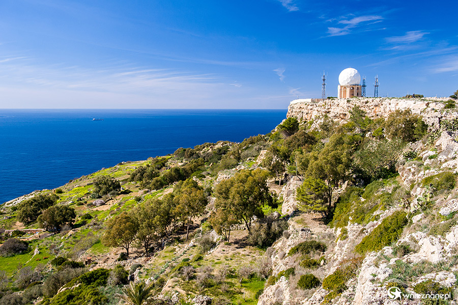 Malta. Spacer po klifach Dingli. - foto: wnieznane.pl Malta. Spacer po klifach Dingli. - foto: wnieznane.pl