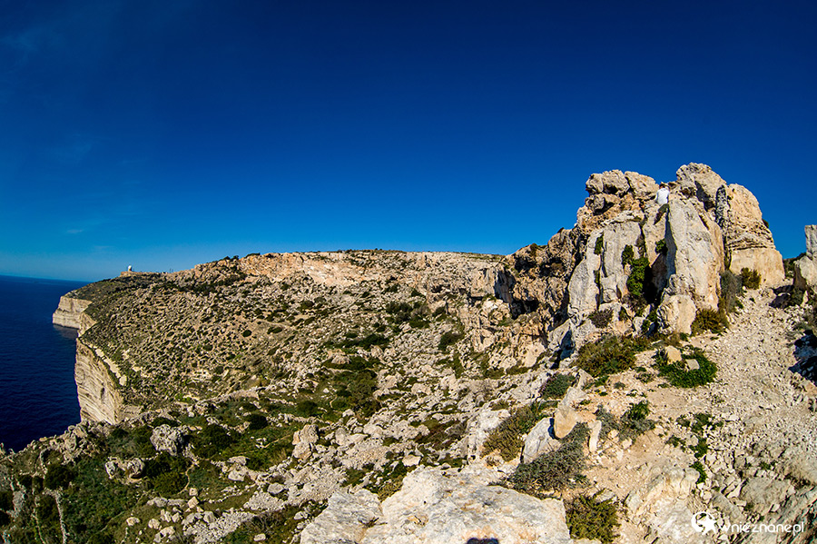 Malta. Spacer po klifach Dingli. - foto: wnieznane.pl Malta. Spacer po klifach Dingli. - foto: wnieznane.pl