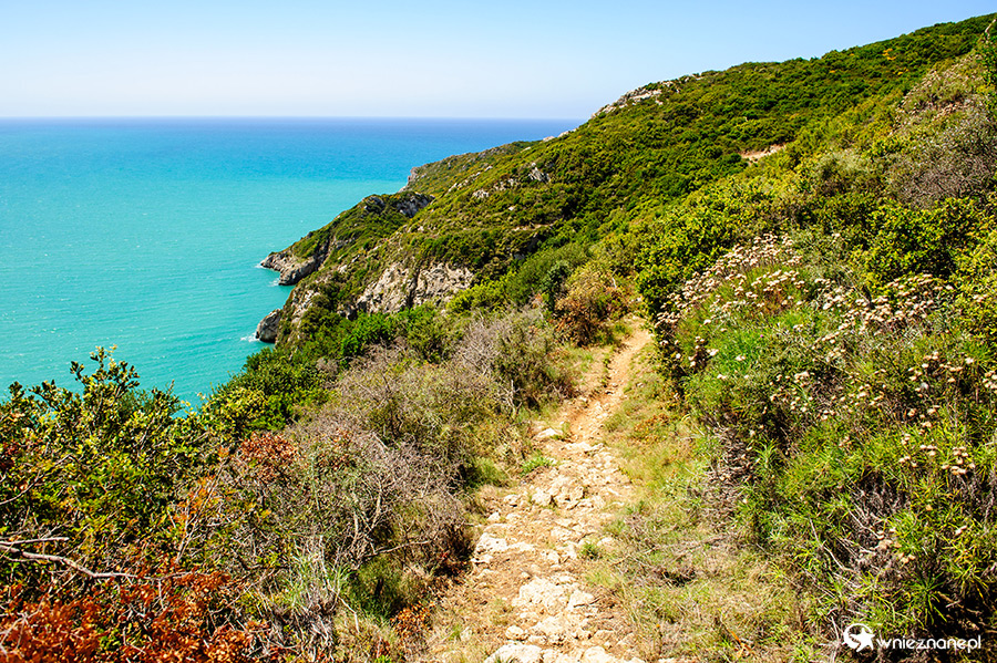 Korfu. Droga na plaże Porto Timoni niedaleko Afionas. - foto: wnieznane.pl Korfu. Droga na plaże Porto Timoni niedaleko Afionas. - foto: wnieznane.pl