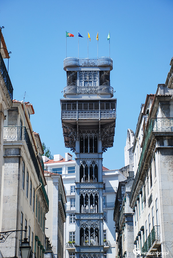 Lizbona. Elevador de Santa Justa. - foto: wnieznane.pl Lizbona. Elevador de Santa Justa. - foto: wnieznane.pl