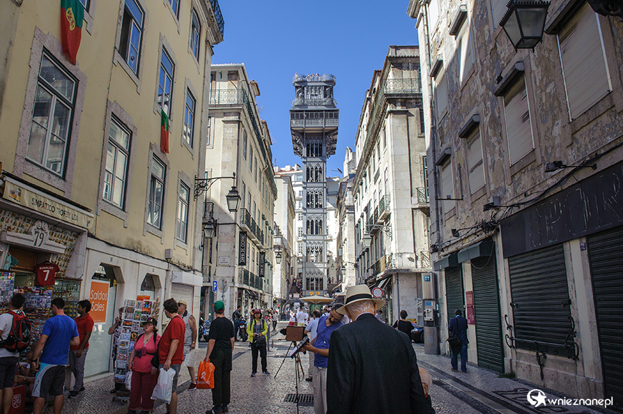 Lizbona. Elevador de Santa Justa. - foto: wnieznane.pl Lizbona. Elevador de Santa Justa. - foto: wnieznane.pl