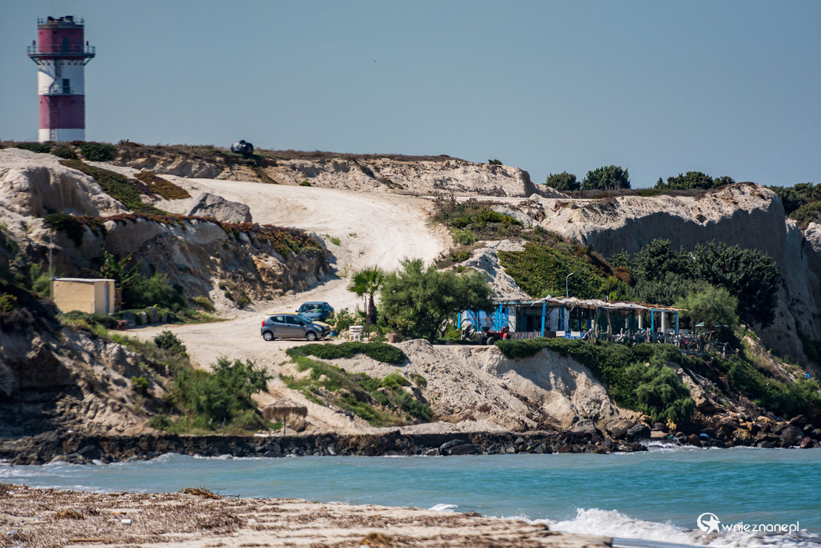Kos. Plaża Kouros na północnym wybrzeżu. - foto: wnieznane.pl Kos. Plaża Kouros na północnym wybrzeżu. - foto: wnieznane.pl