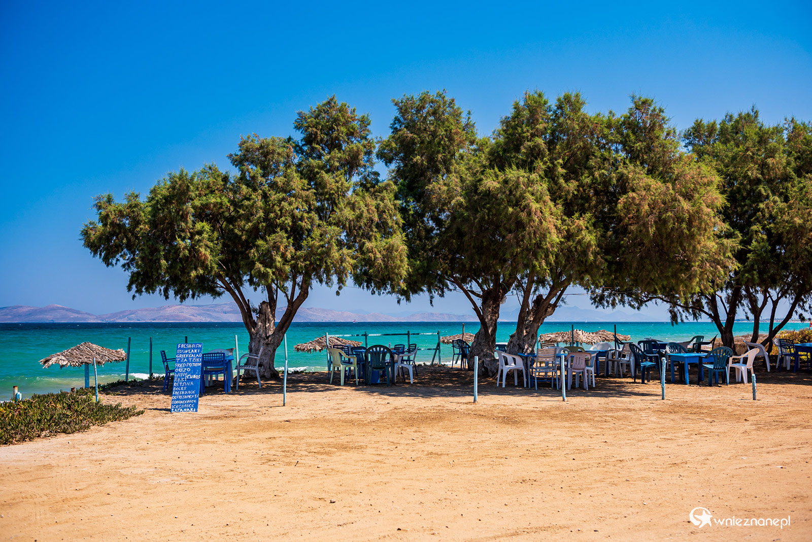 Kos. Plaża Troulos na północnym wybrzeżu niedaleko Mastichari. - foto: wnieznane.pl Kos. Plaża Troulos na północnym wybrzeżu niedaleko Mastichari. - foto: wnieznane.pl
