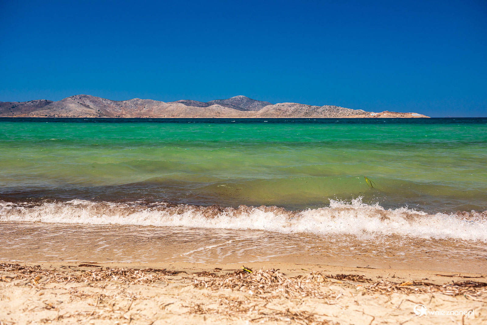 Kos. Na plazy w okolicy Tigaki. - foto: wnieznane.pl Kos. Na plazy w okolicy Tigaki. - foto: wnieznane.pl