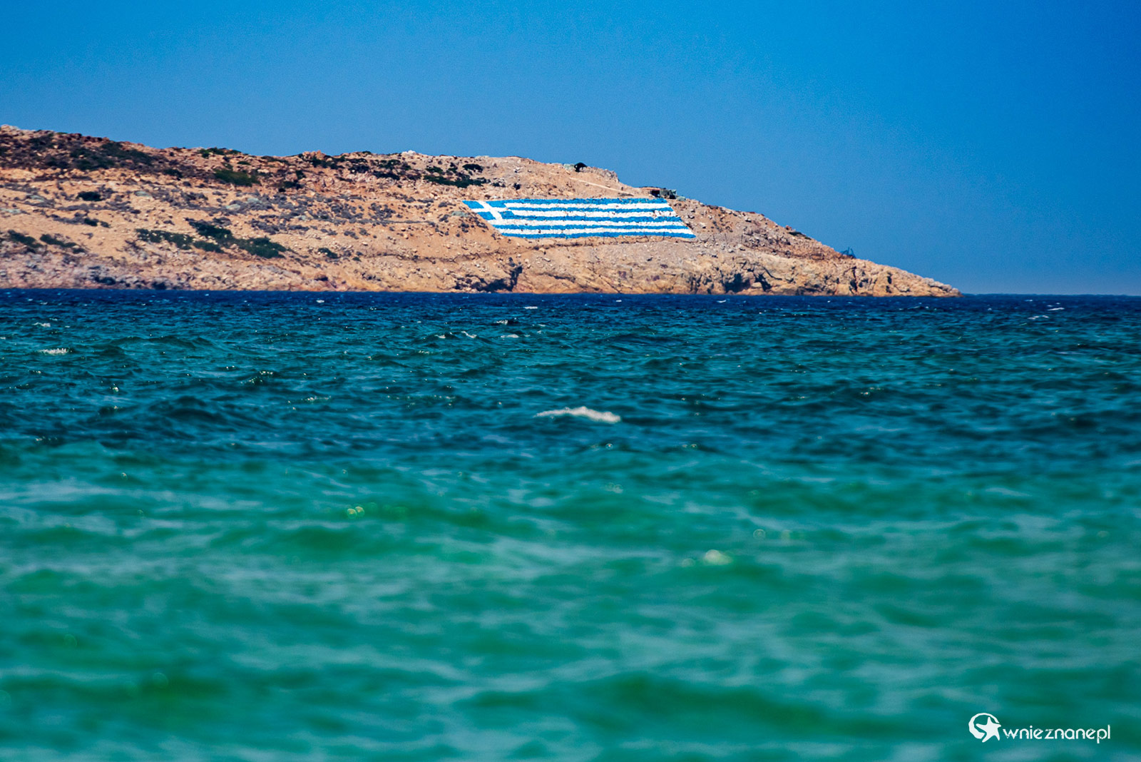 Kos. Na plazy w okolicy Tigaki. - foto: wnieznane.pl Kos. Na plazy w okolicy Tigaki. - foto: wnieznane.pl