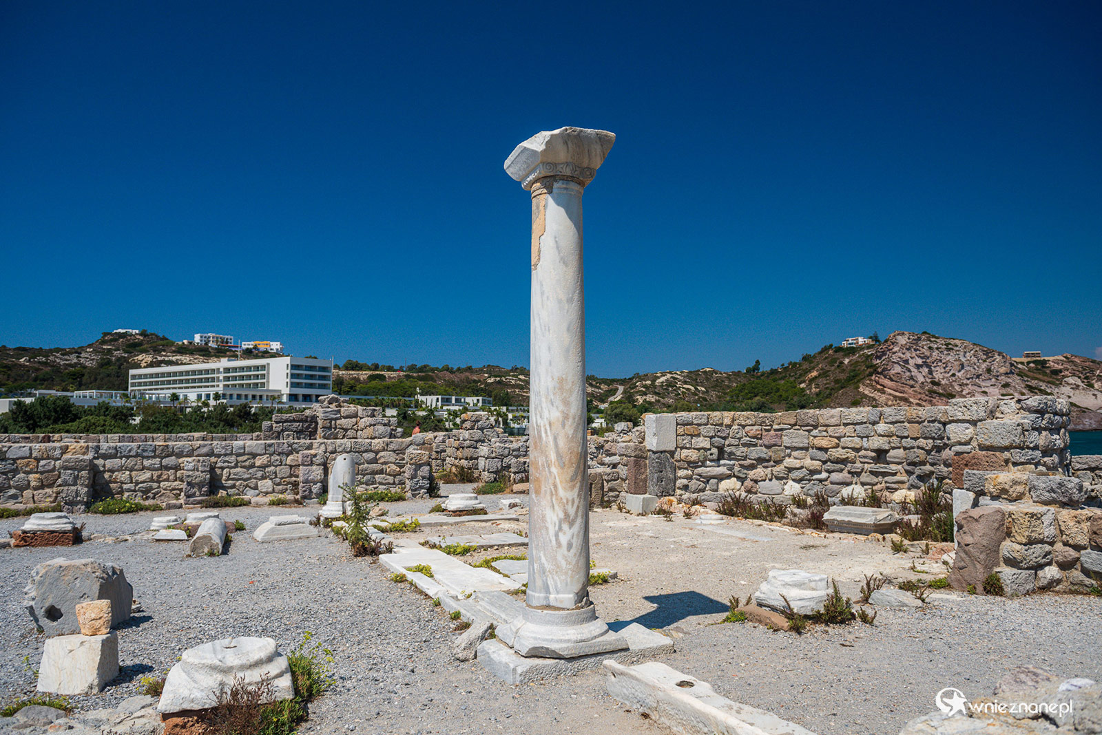 Kos. Ruiny Bazyliki Agios Stefanos. - foto: wnieznane.pl Kos. Ruiny Bazyliki Agios Stefanos. - foto: wnieznane.pl