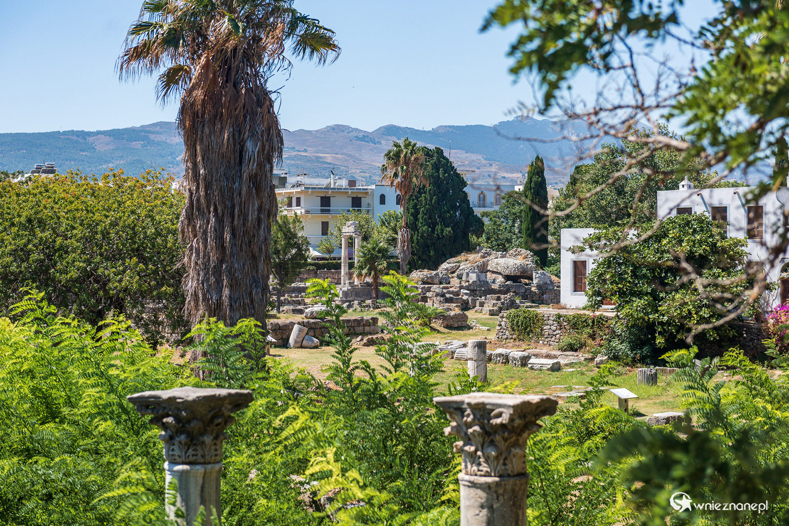 Kos. Stanowisko archeologiczne w stolicy wyspy. - foto: wnieznane.pl Kos. Stanowisko archeologiczne w stolicy wyspy. - foto: wnieznane.pl