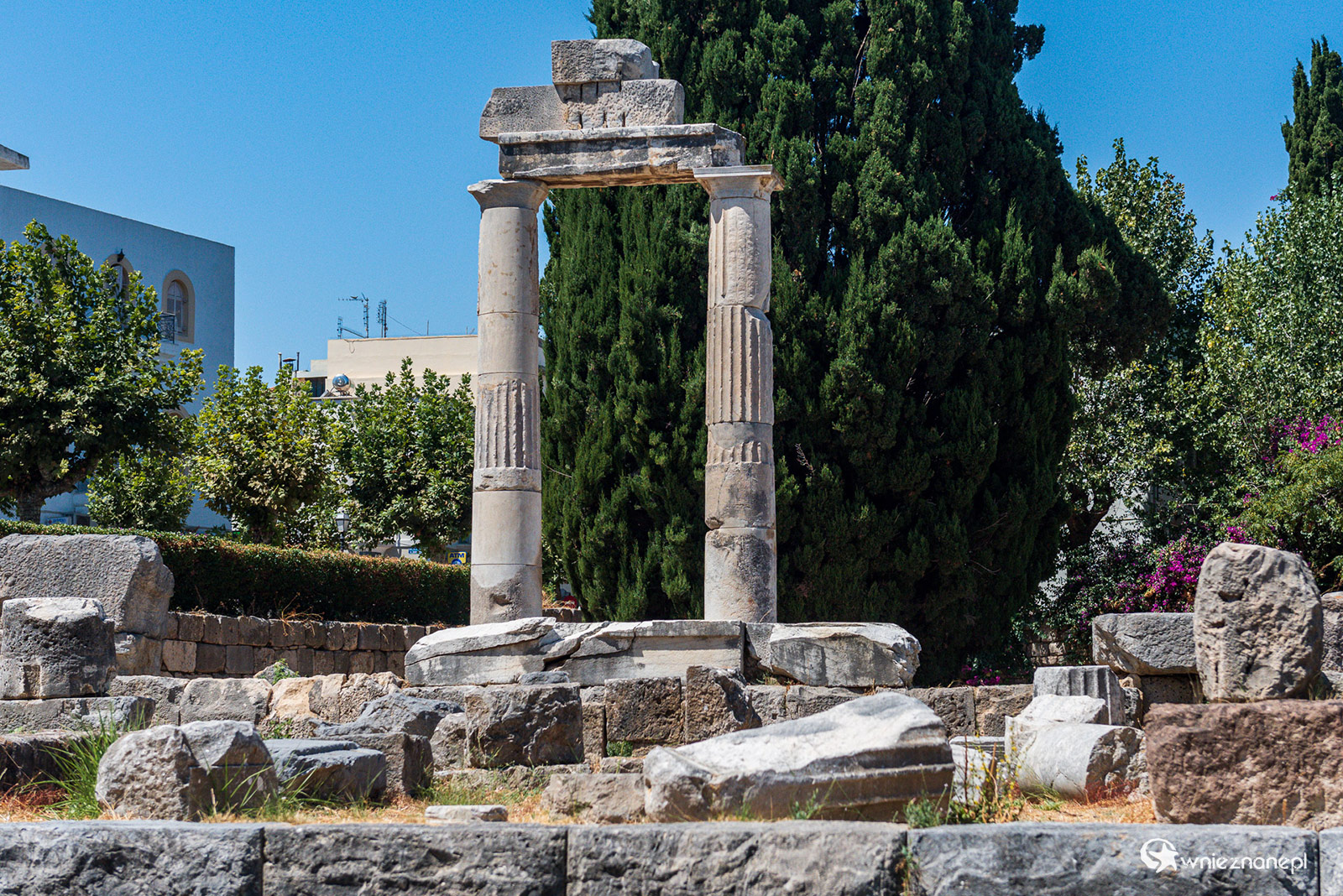 Kos. Starożytne ruiny w stolicy wyspy. - foto: wnieznane.pl Kos. Starożytne ruiny w stolicy wyspy. - foto: wnieznane.pl